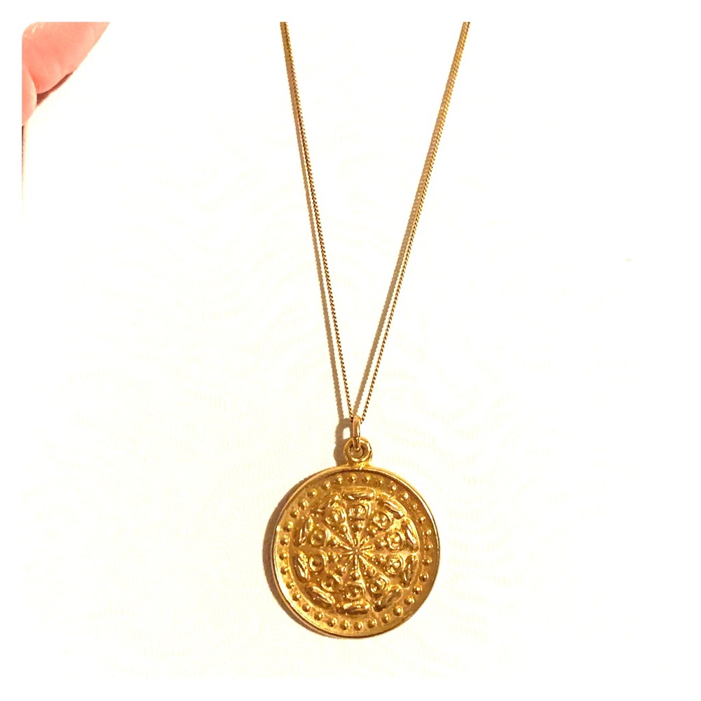 Meghan Bo Gold Coin Necklace
